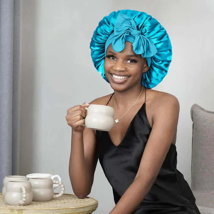 BowLift | Satin Headband – Comfortable Sleep Cap for Women