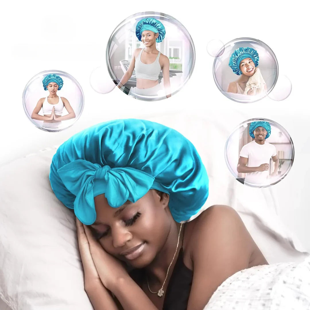 BowLift | Satin Headband – Comfortable Sleep Cap for Women