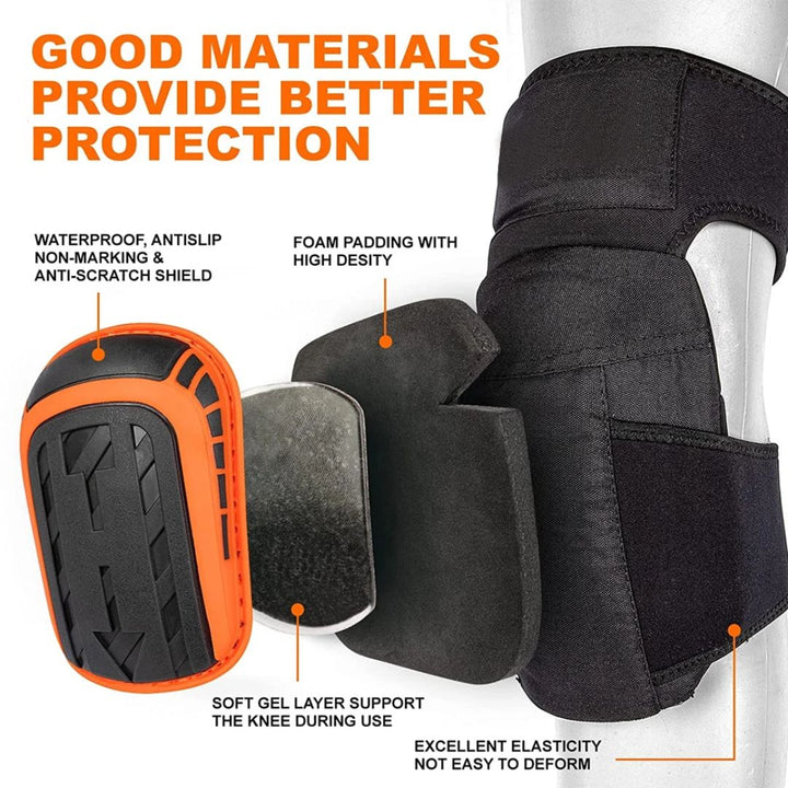 BowLift | Professional Heavy-Duty Work Knee Pads – Adjustable, Impact Resistant & All-Day Comfort