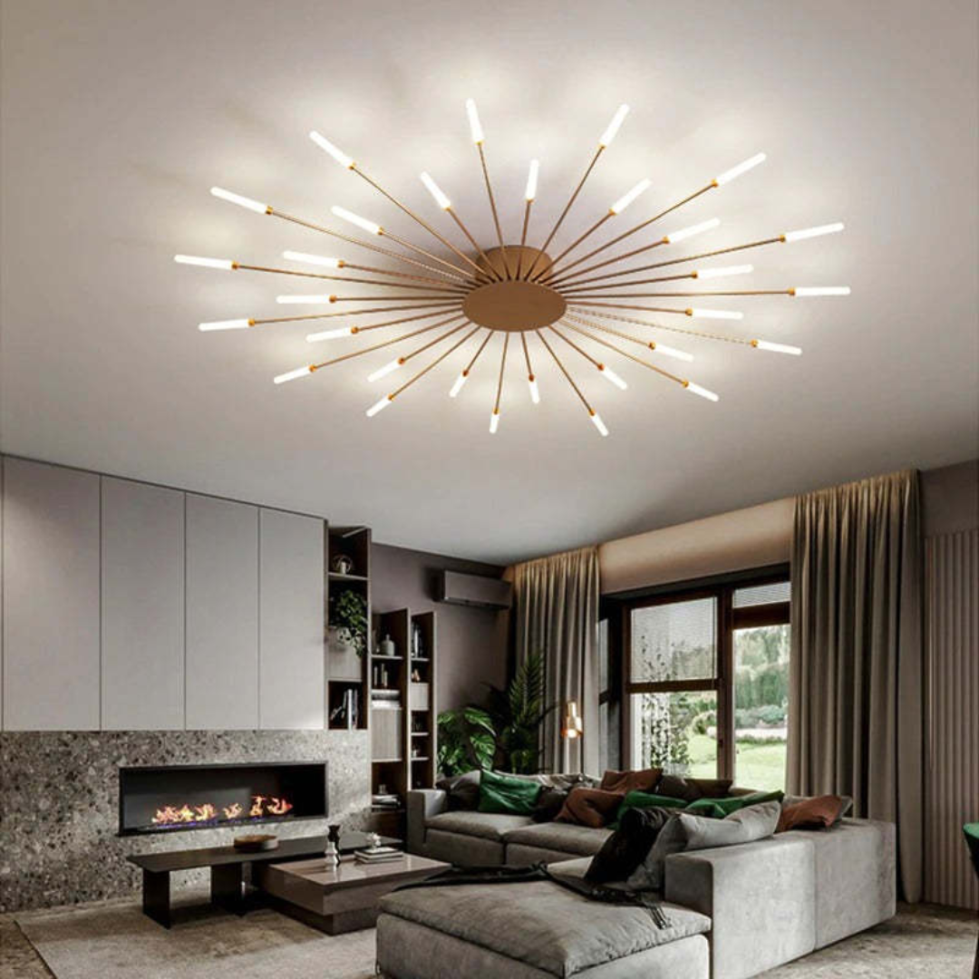 BowLift | Modern Large LED Ceiling Lamp - LumenMax