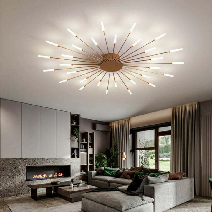 BowLift | Modern Large LED Ceiling Lamp - LumenMax