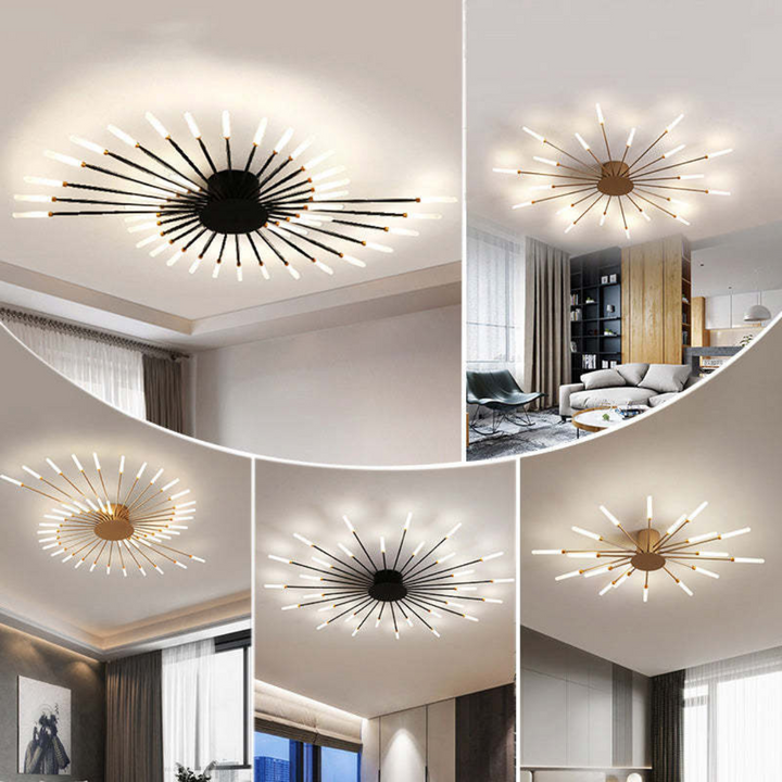 BowLift | Modern Large LED Ceiling Lamp - LumenMax