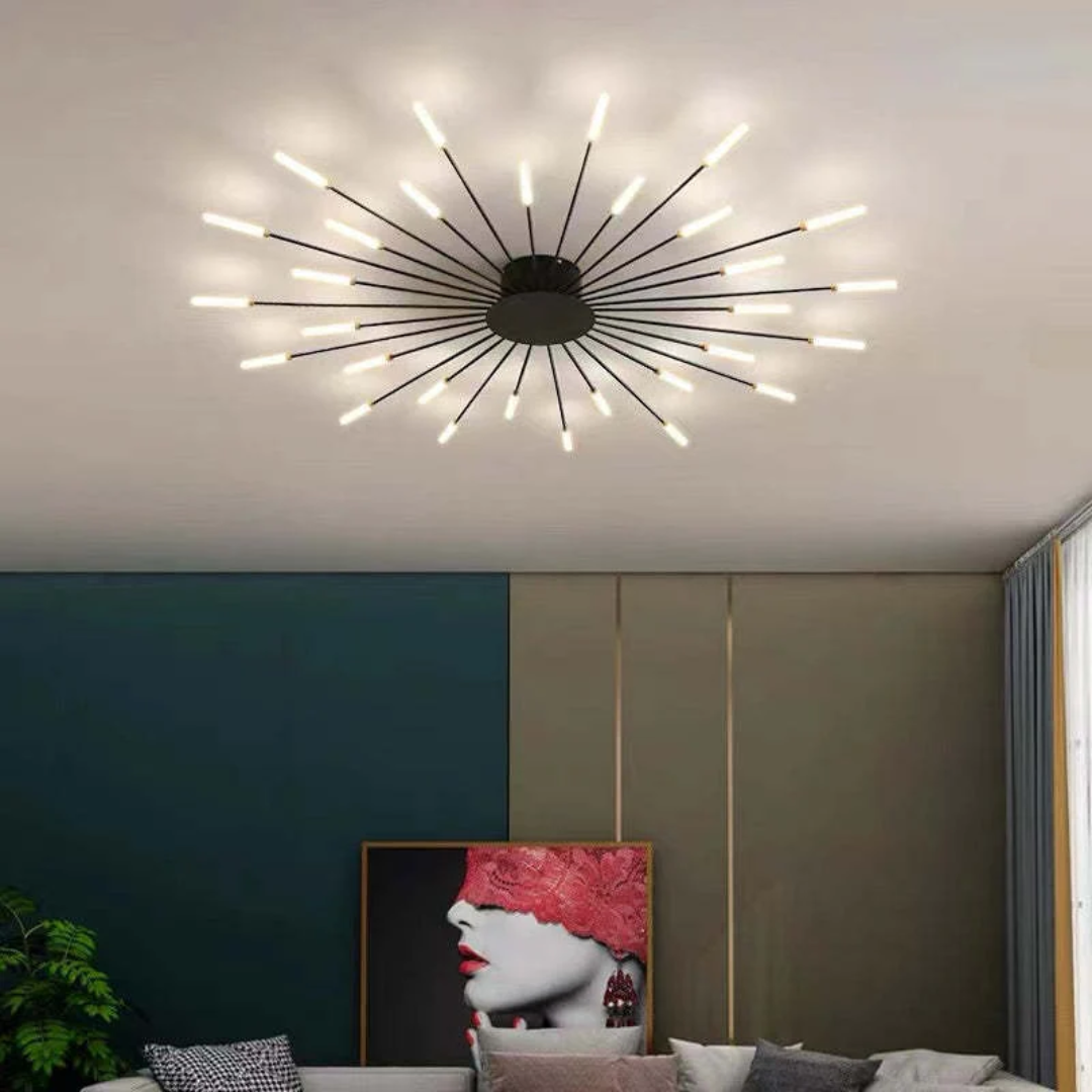 BowLift | Modern Large LED Ceiling Lamp - LumenMax