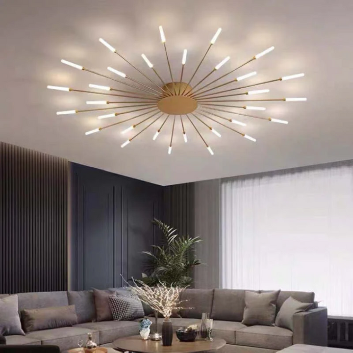 BowLift | Modern Large LED Ceiling Lamp - LumenMax