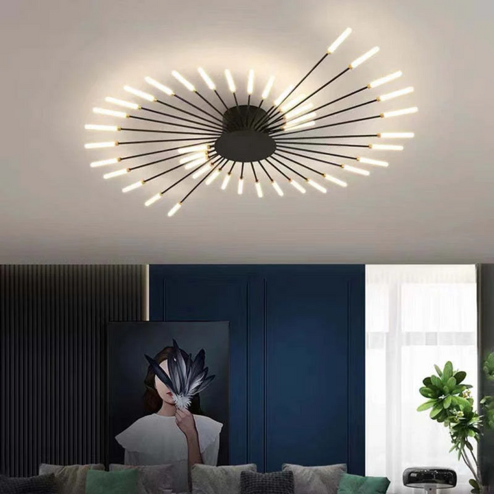 BowLift | Modern Large LED Ceiling Lamp - LumenMax