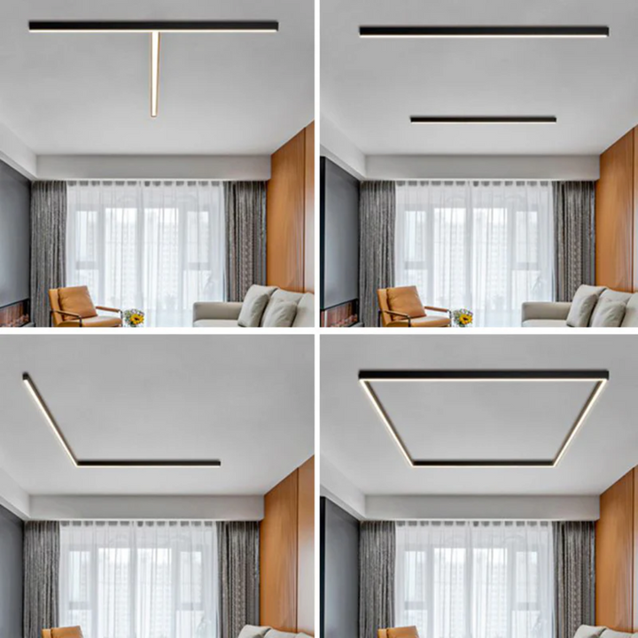 BowLift | Industrial Linear LED Ceiling Lamp - Stratum
