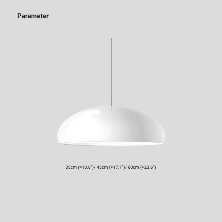BowLift | Modern Round LED Hanging Lamp - Serena