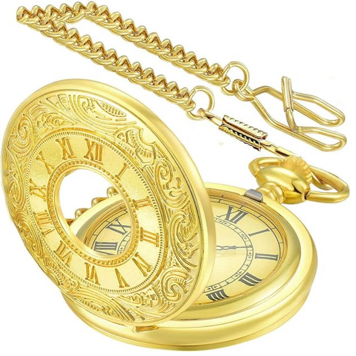 Classic Retro Pocket Watch for Men Bowlift