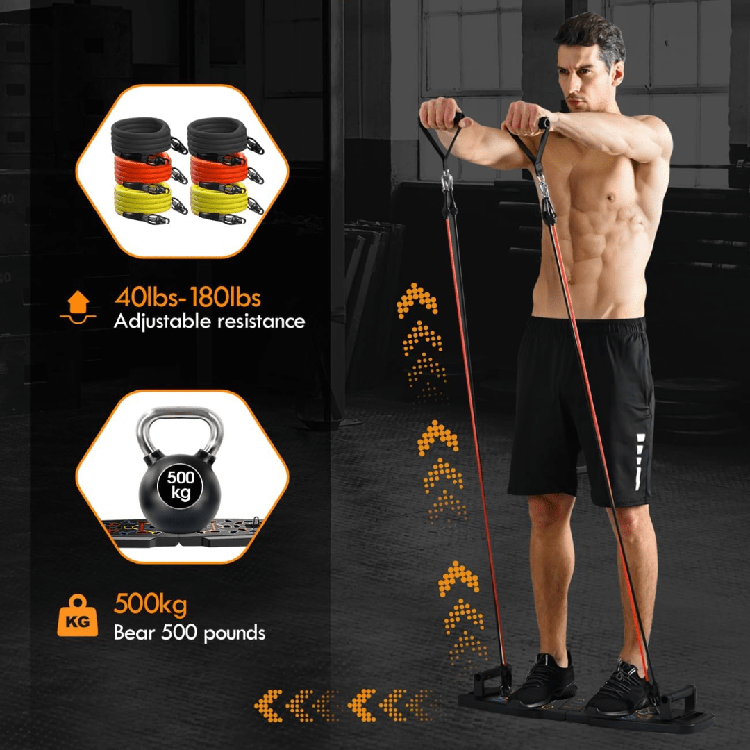 BowLift | Compact fitness set for strength training & full-body workout at home