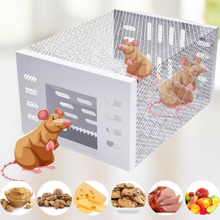 BowLift | Humane Mouse Trap for Safe & Effective Pest Control – Reusable Large Capacity