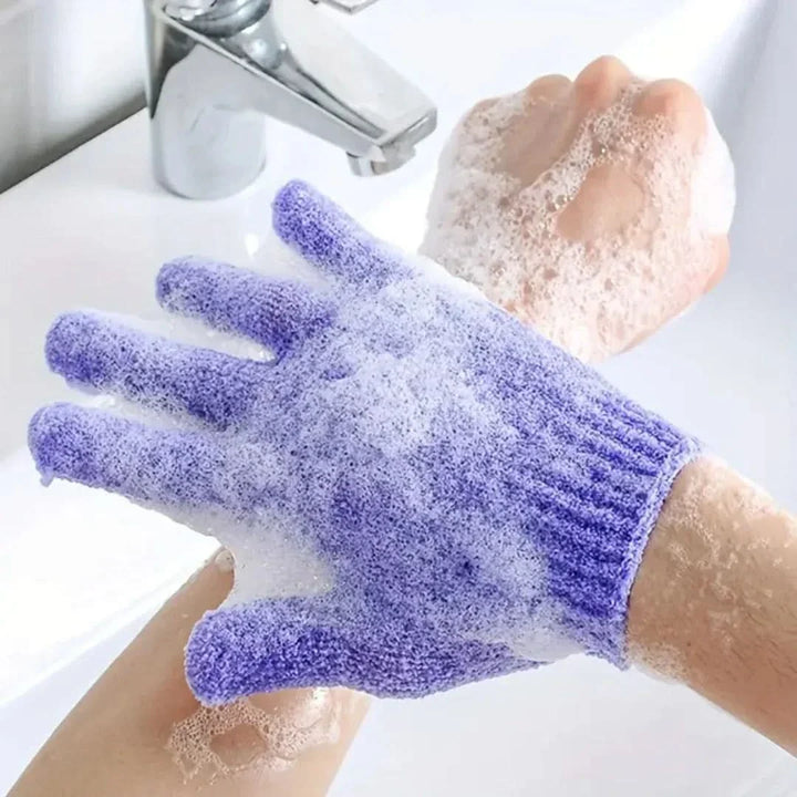 BowLift | Exfoliating Bath Gloves for Shower – 2 Pack