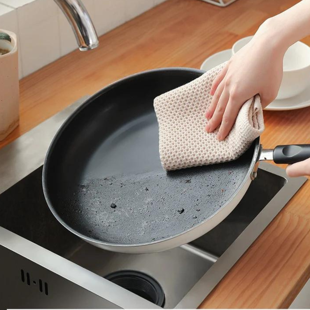 BowLift | HoneyNest 6-Pack Cotton Honeycomb Hand Towels Set