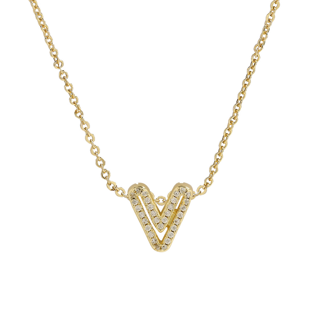 BowLift | Dazzling Diamond Initial Necklace