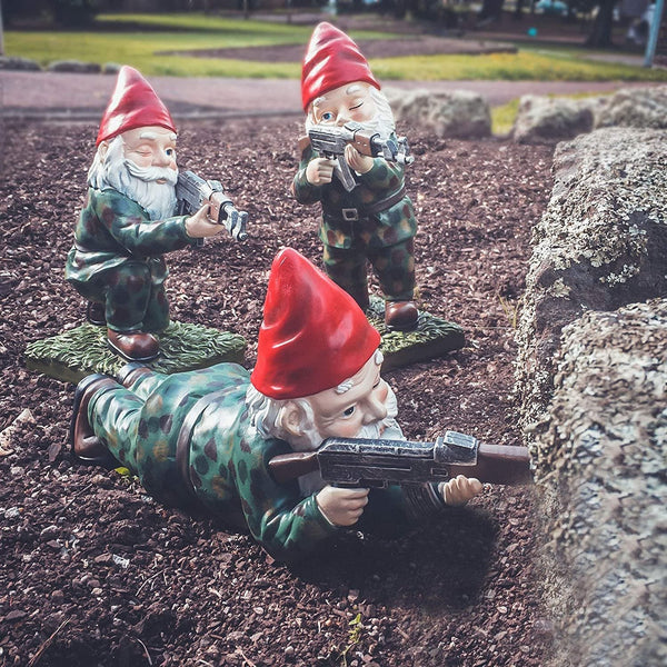 BowLift | Garden Gnome Army – Weather-Resistant Decorative Figures for the Garden