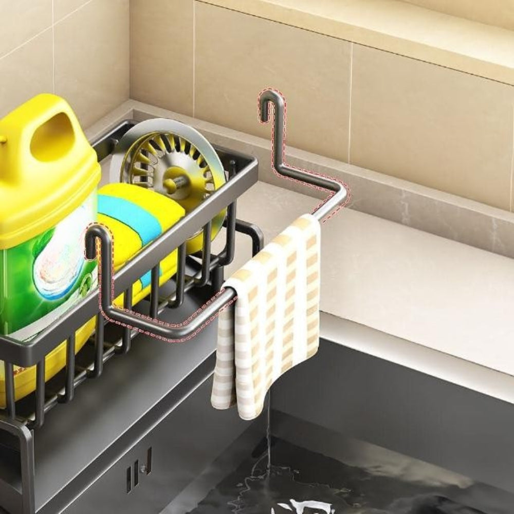 BowLift | Wall Mounted Sponge Soap Dish Towel Rack
