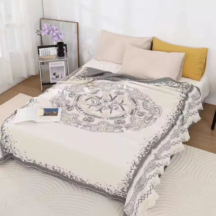 BowLift | Wander Cotton Boho Mandala Blanket
