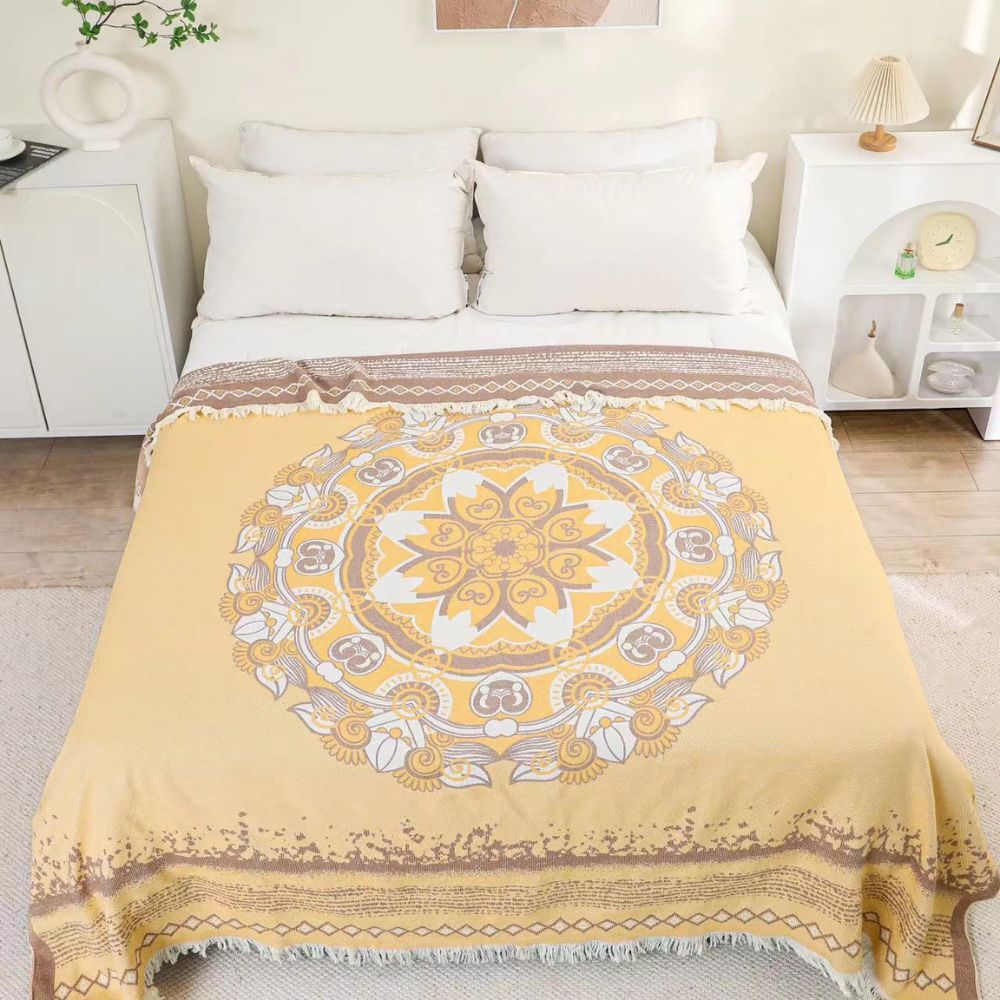 BowLift | Wander Cotton Boho Mandala Blanket