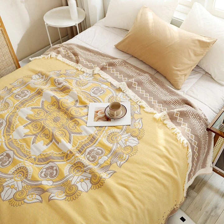 BowLift | Wander Cotton Boho Mandala Blanket