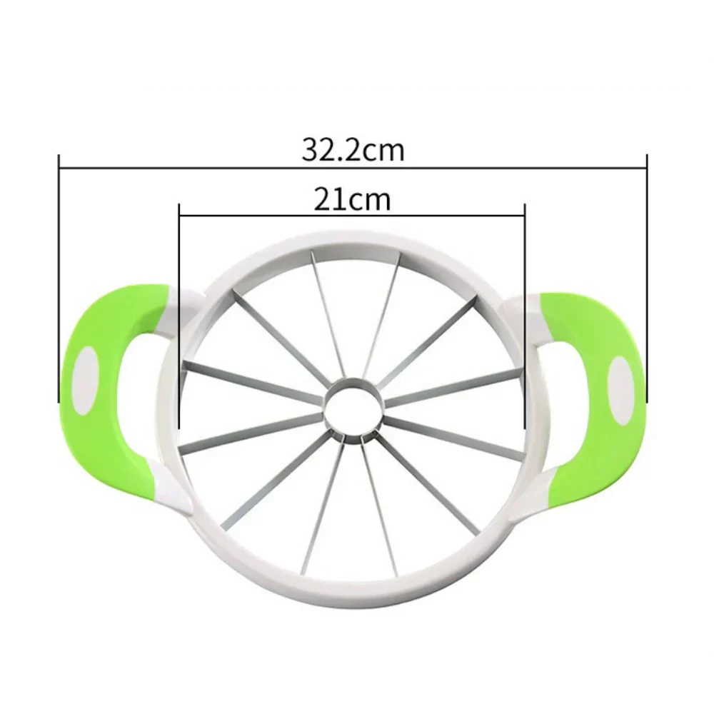 BowLift | Stainless Steel Watermelon Slicer – 12-Slice Fruit Cutter with Non-Slip Handles