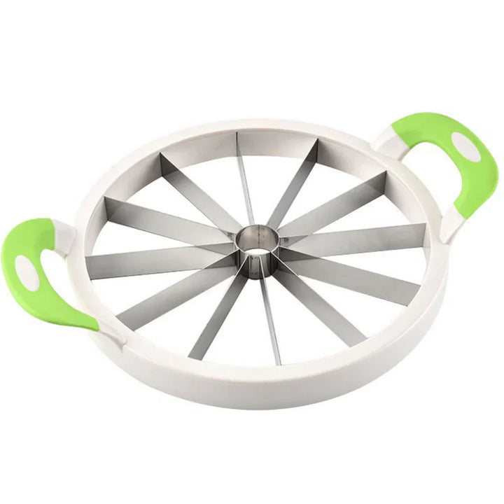 BowLift | Stainless Steel Watermelon Slicer – 12-Slice Fruit Cutter with Non-Slip Handles