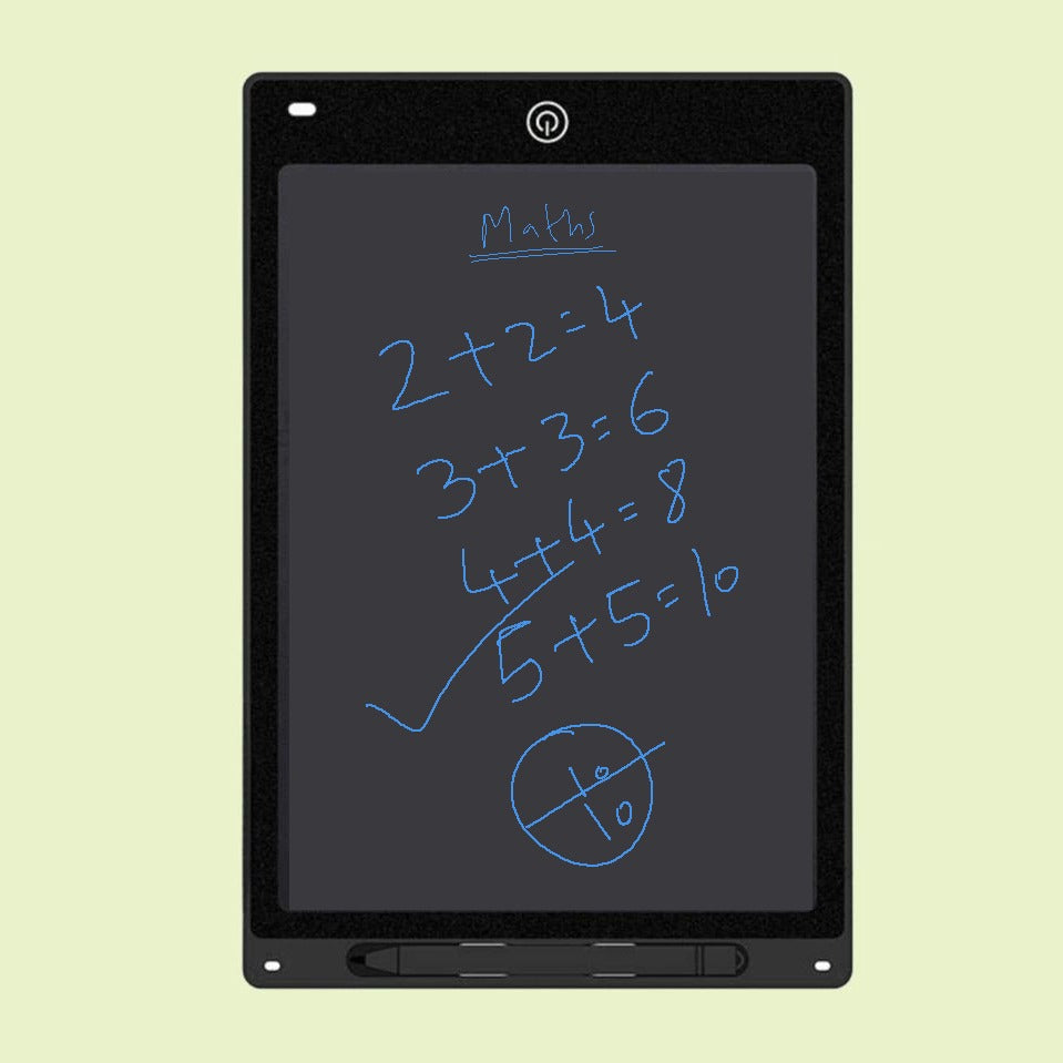 BowLift | 12-inch LCD writing tablet - erasable doodle board for kids, reusable learning notebook
