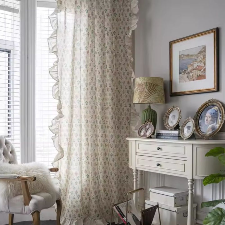 BowLift | Wildflower Lace Ruffle Curtain