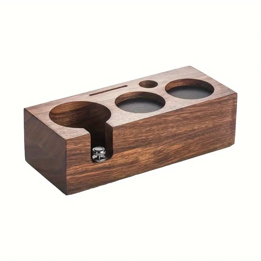 BowLift | Rectangular Wood Coffee Tamper Station