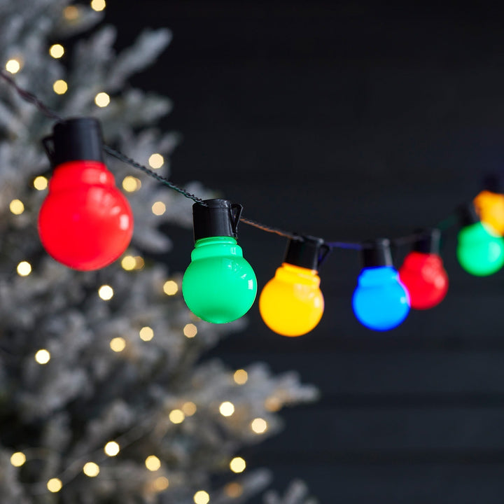 BowLift | 30 LED Fiesta Party String Lights multicolored