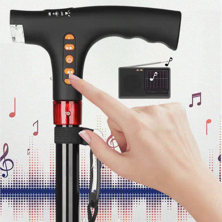 BowLift | Intelligent walking stick for elderly people with LED light