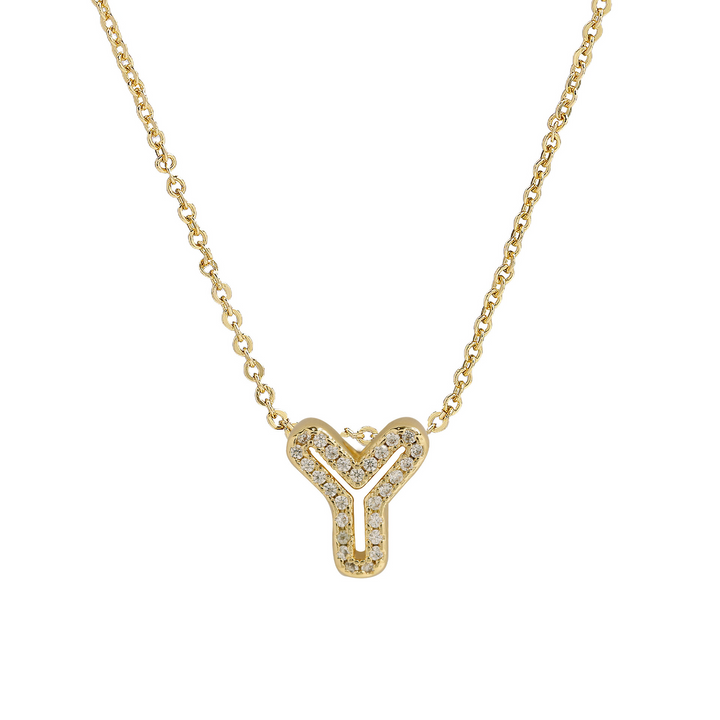 BowLift | Dazzling Diamond Initial Necklace