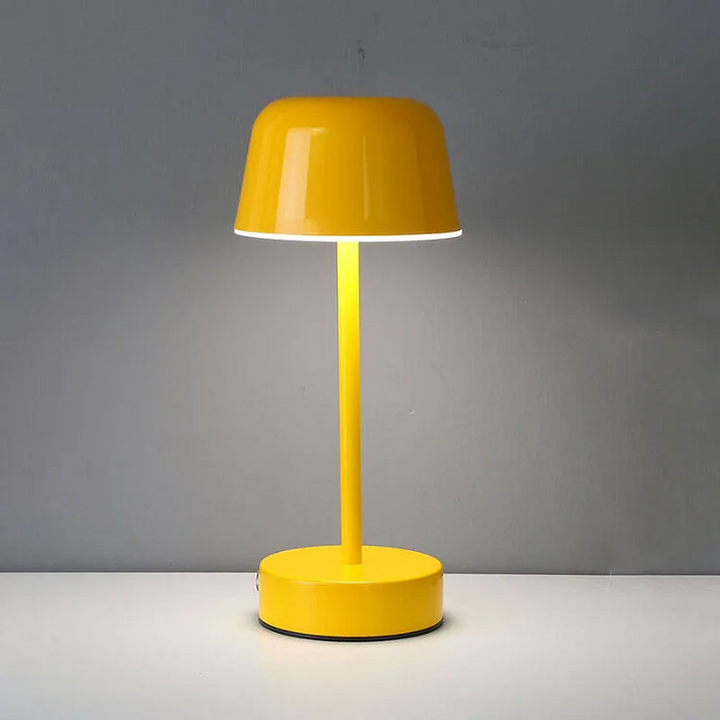 Wireless LED Table Lamp with 3 Light Colors and Adjustable Brightness