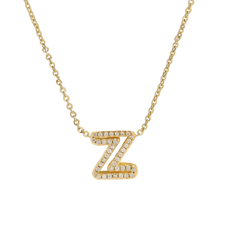 BowLift | Dazzling Diamond Initial Necklace