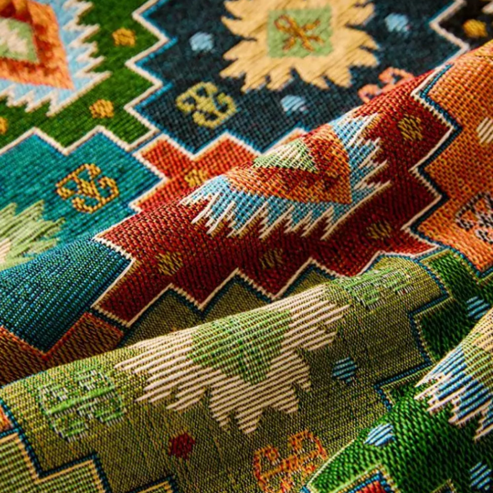 BowLift | Zahara Geometric Tribal Kilim Sofa Cover