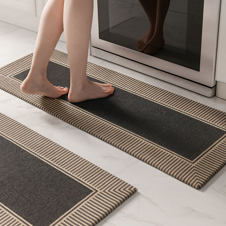 BowLift | Zebra Stripe Soft Kitchen Runner Mat