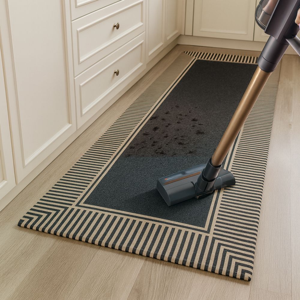 BowLift | Zebra Stripe Soft Kitchen Runner Mat