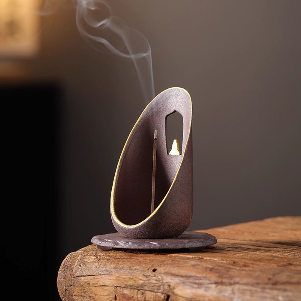 BowLift | Zen Flow Ceramic Incense Holder