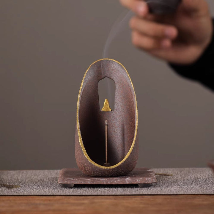 BowLift | Zen Flow Ceramic Incense Holder