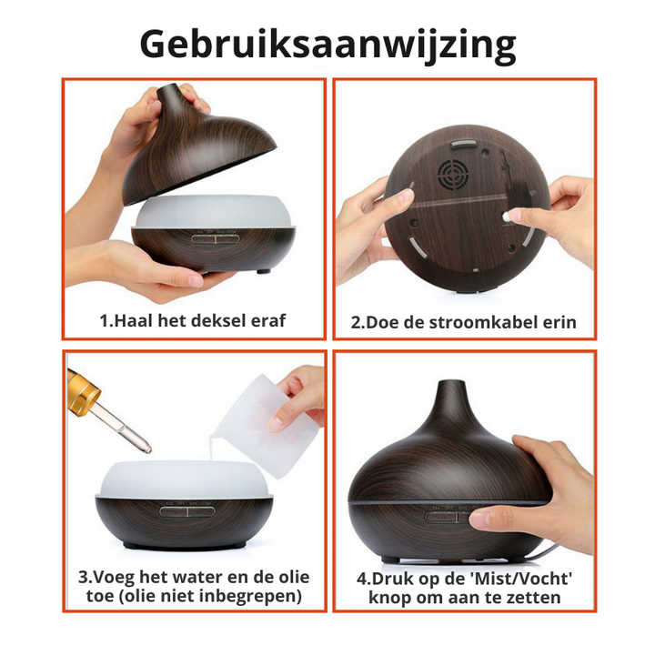 BowLift | ZenMist Diffuser | Relax your mind & body with the soothing scent of aromatherapy!