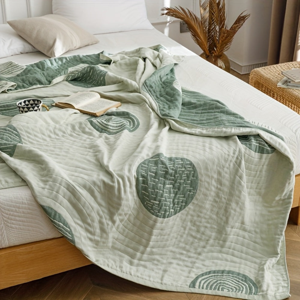 BowLift | Zen Round Pattern Lightweight Cotton Blanket