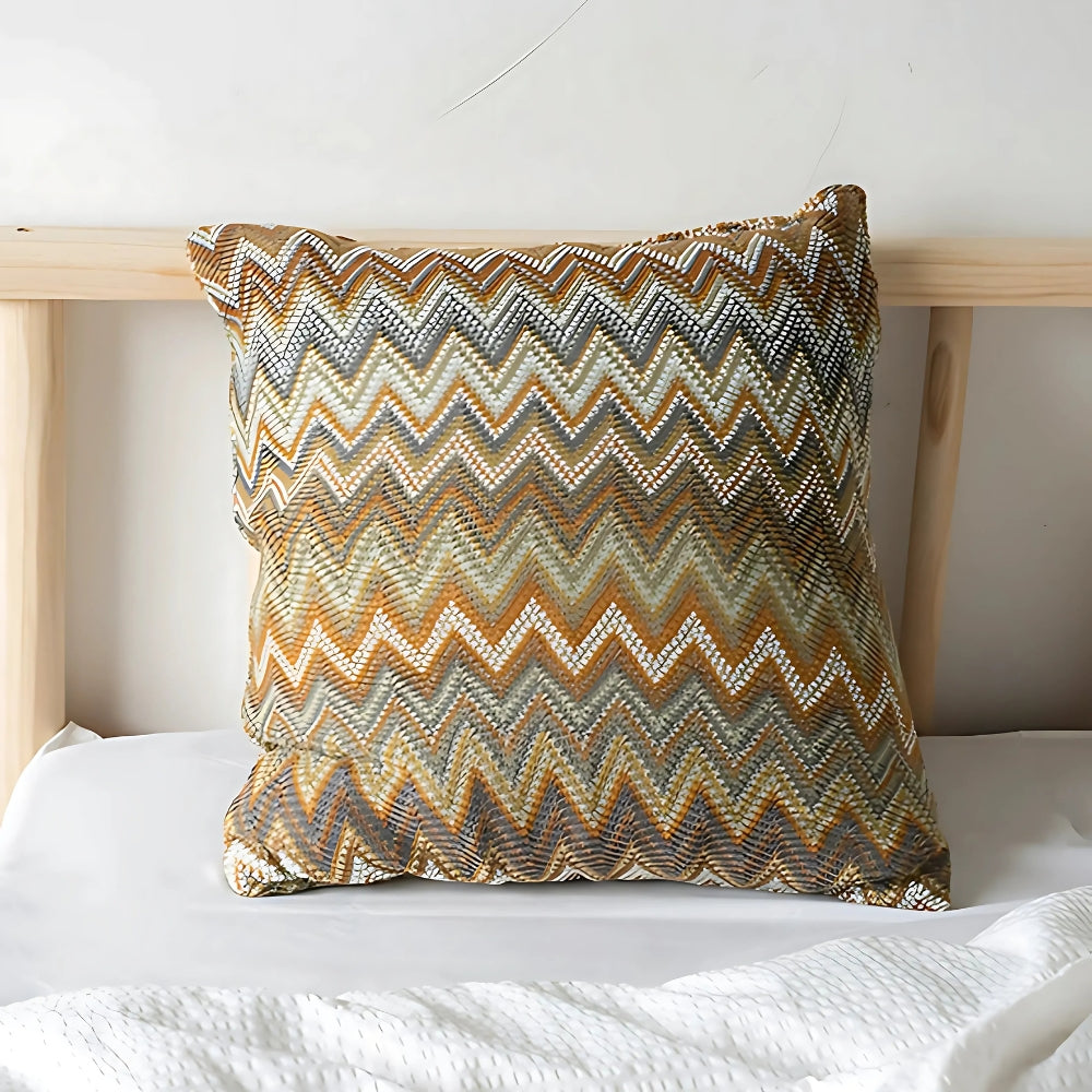 BowLift | Zigzag Knit Boho Throw Cushion Cover