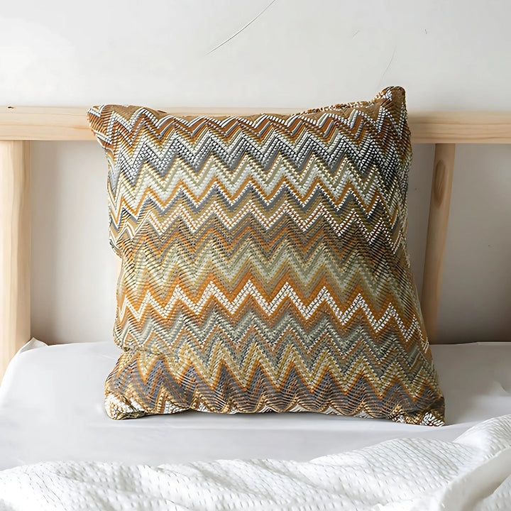 BowLift | Zigzag Knit Boho Throw Cushion Cover