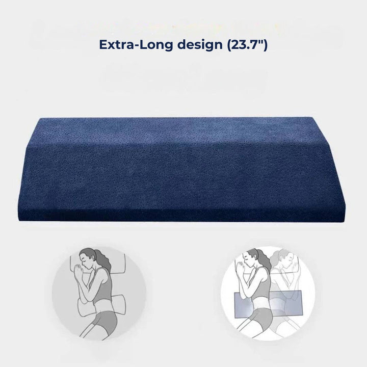 SleepAlign Lumbar Support Pillow for Sleeping | Relieves Back Pain - Improves Spinal Alignment -  Comfortable Pillow for Back Pain Relief Bowlift
