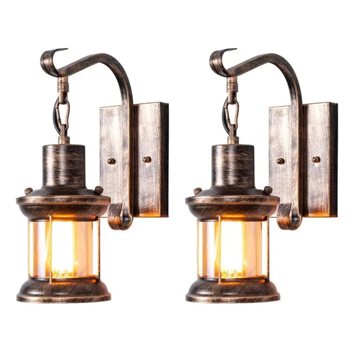 BowLift | Wall Light with Vintage Glass Shade Design