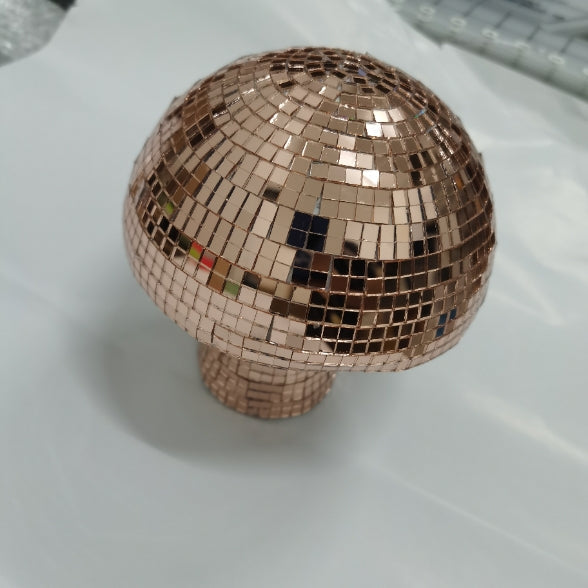 Mushroom Disco Ball Table Decoration with Reflective Finish