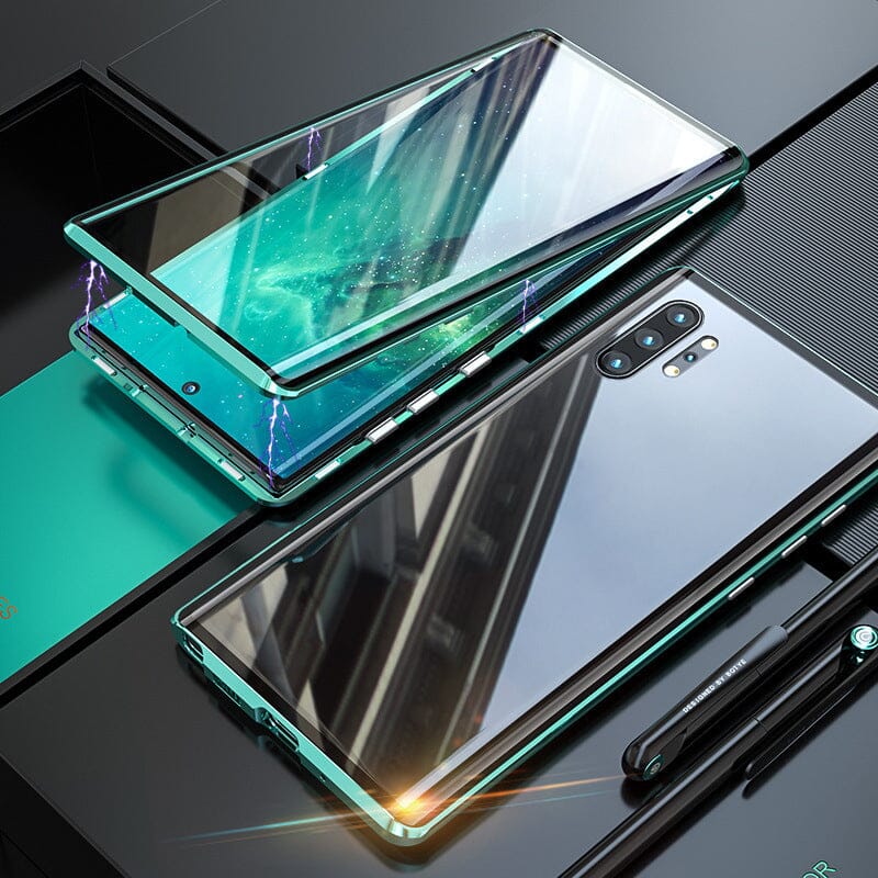BowLift | Magnetic tempered glass double-sided phone case for Samsung