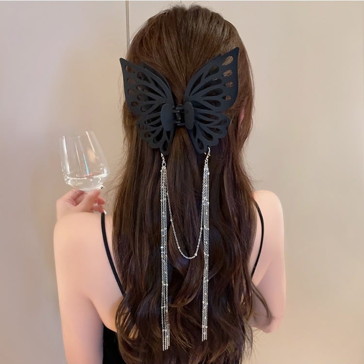 BowLift | Tassel butterfly hair clip