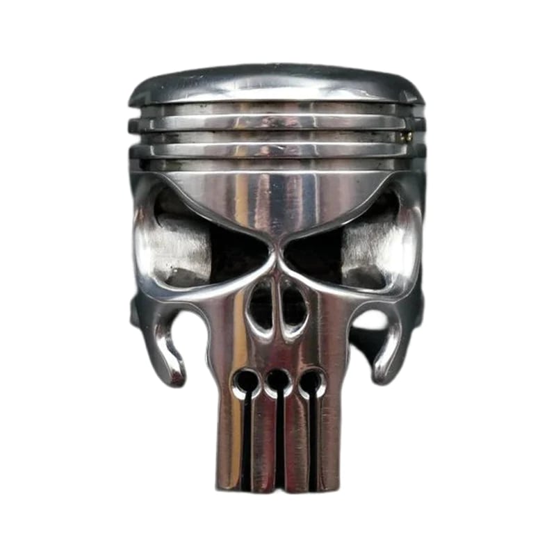 BowLift | Piston Art Skull Keychain