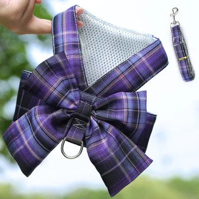 Aurélien Harness – Stylish Dog Harness with Bow Bowlift