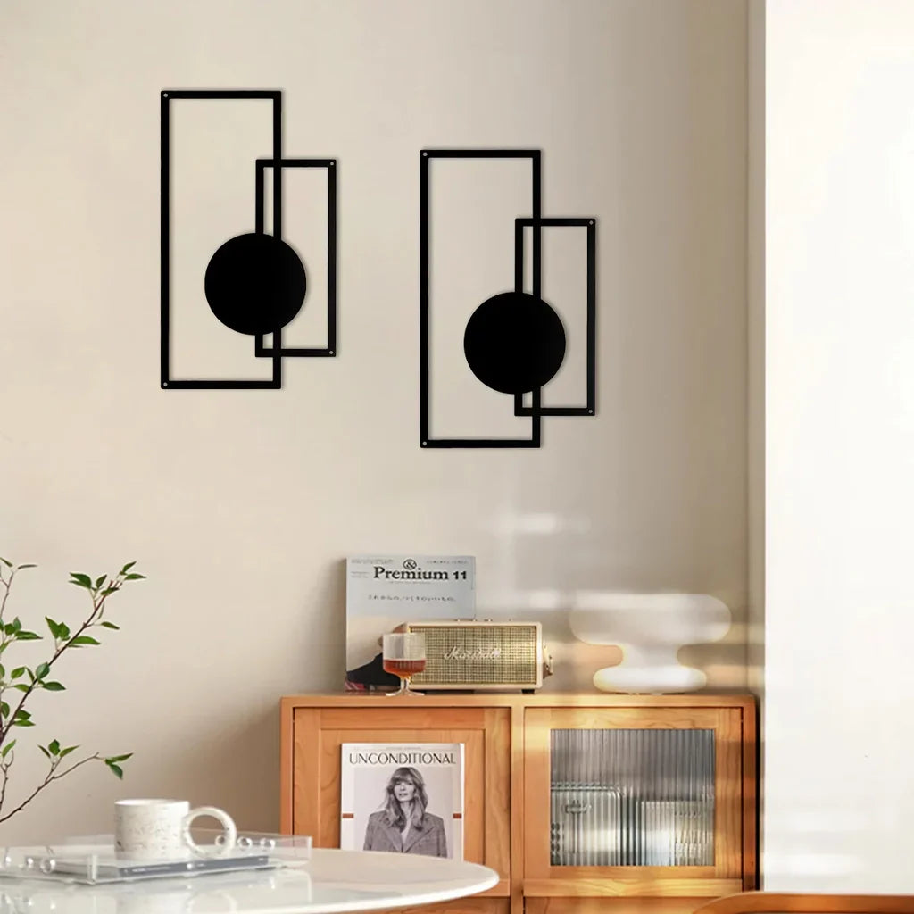 BowLift | Nordic Iron Silhouette Wall Hanging Set