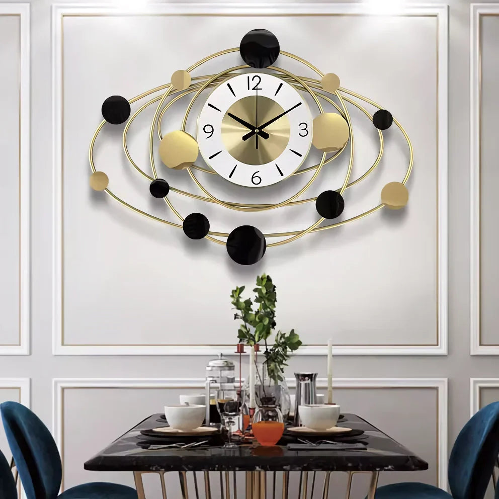 BowLift | Modern Luxury Art Wall Clock for Living Room